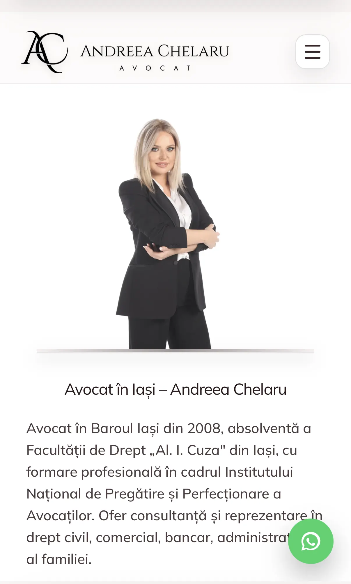 Proiect BluePixel: avocatchelaru.ro